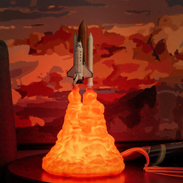 3D Space Shuttle Lamp Large